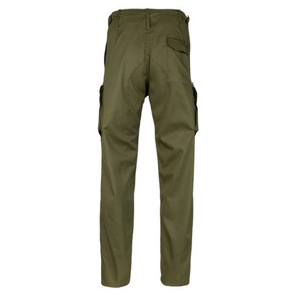 Green - Back - Viper Mens Camo Cargo Trousers