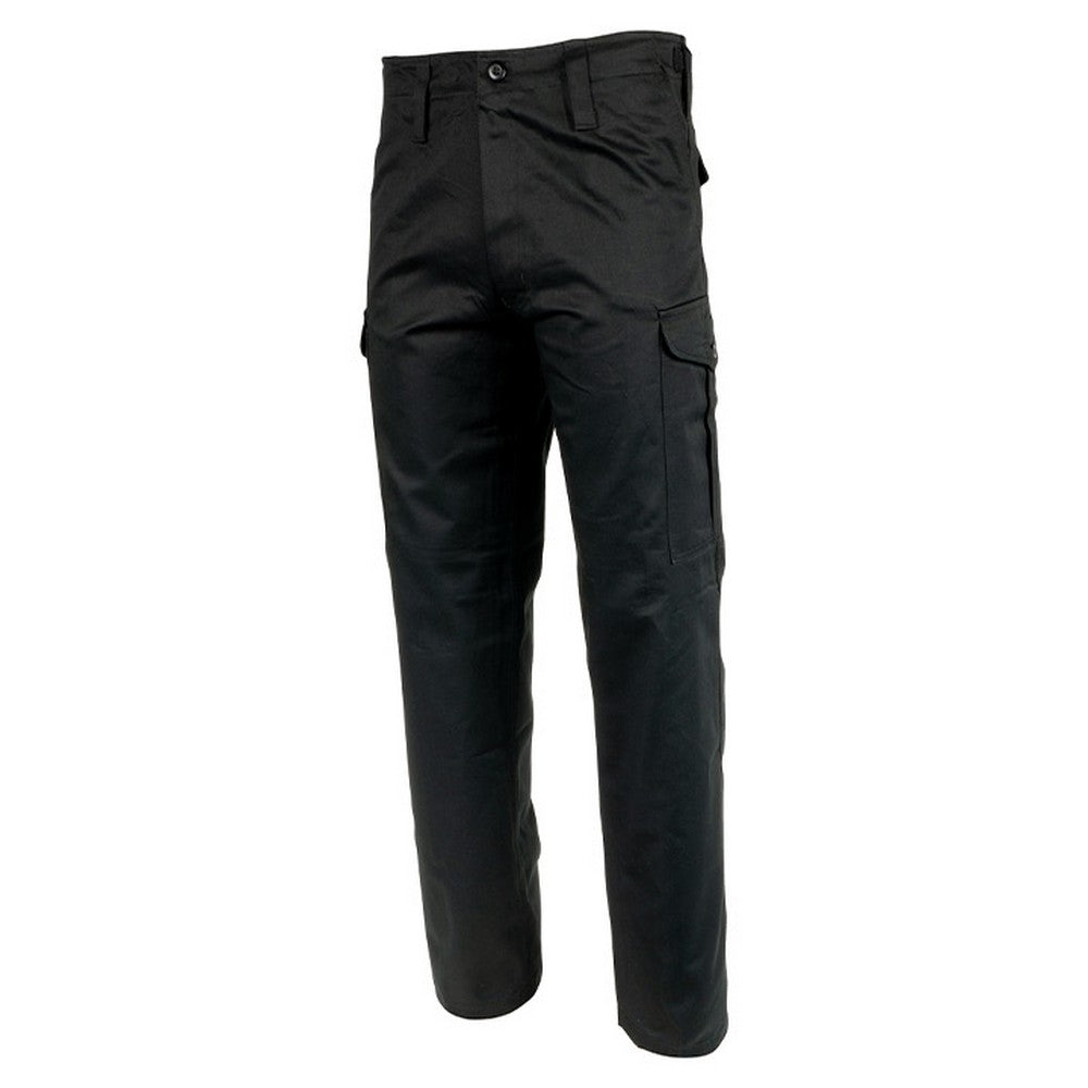 Black - Lifestyle - Mil-Com Mens Heavyweight Combat Trousers