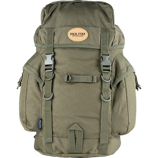 Green - Front - Jack Pyke Plain 25L Rucksack