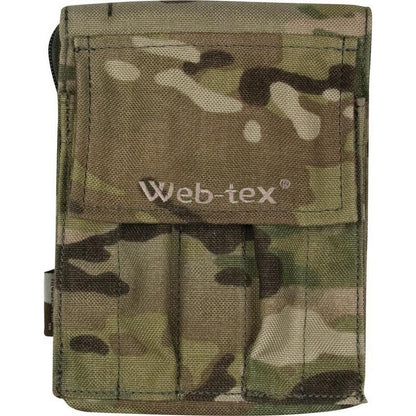 Brown Camo - Front - Web-Tex Camo A6 Notebook Holder