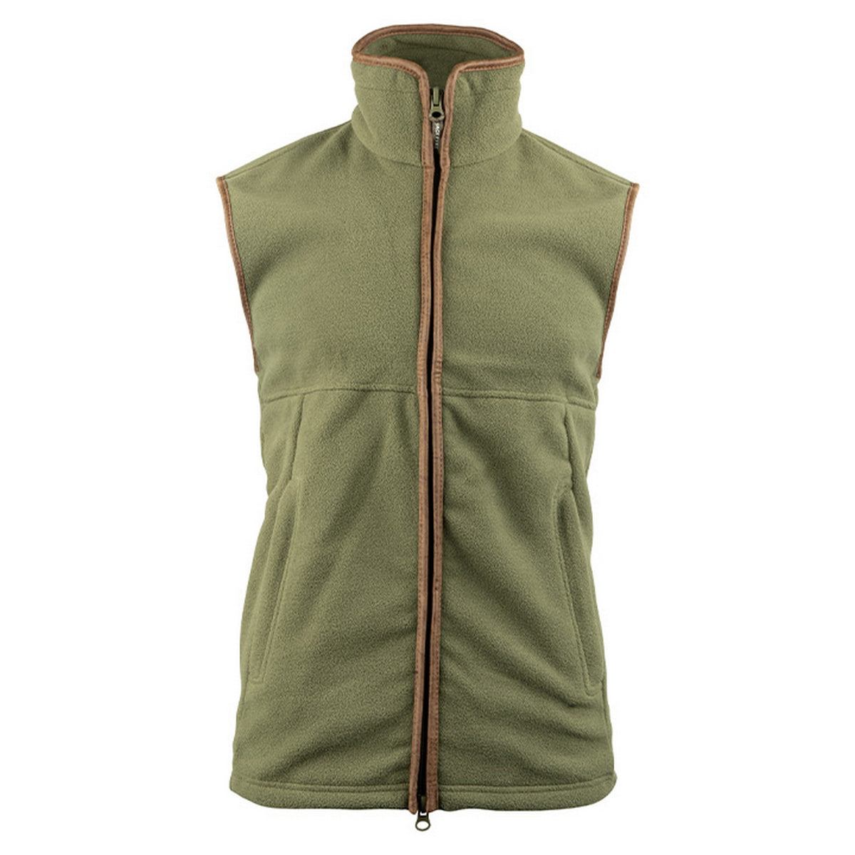 Light Olive - Front - Jack Pyke Mens Countryman Fleece Gilet