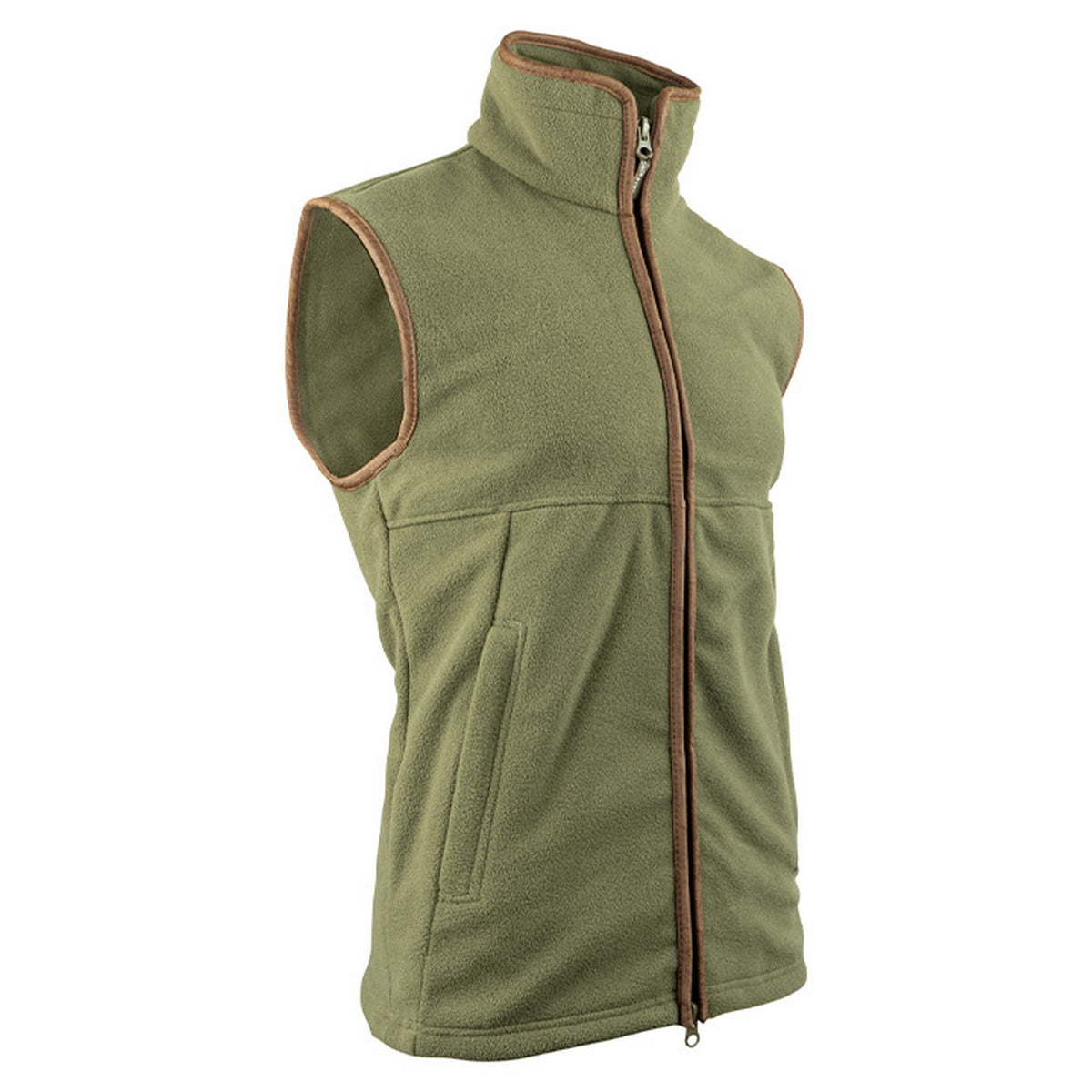Light Olive - Side - Jack Pyke Mens Countryman Fleece Gilet