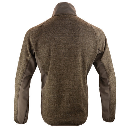 Brown - Back - Jack Pyke Mens Weardale Knitted Jacket