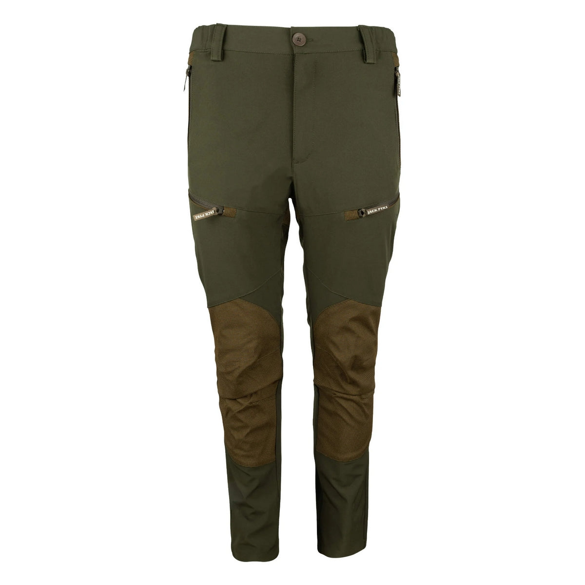 Green - Front - Jack Pyke Womens-Ladies Technical Trousers