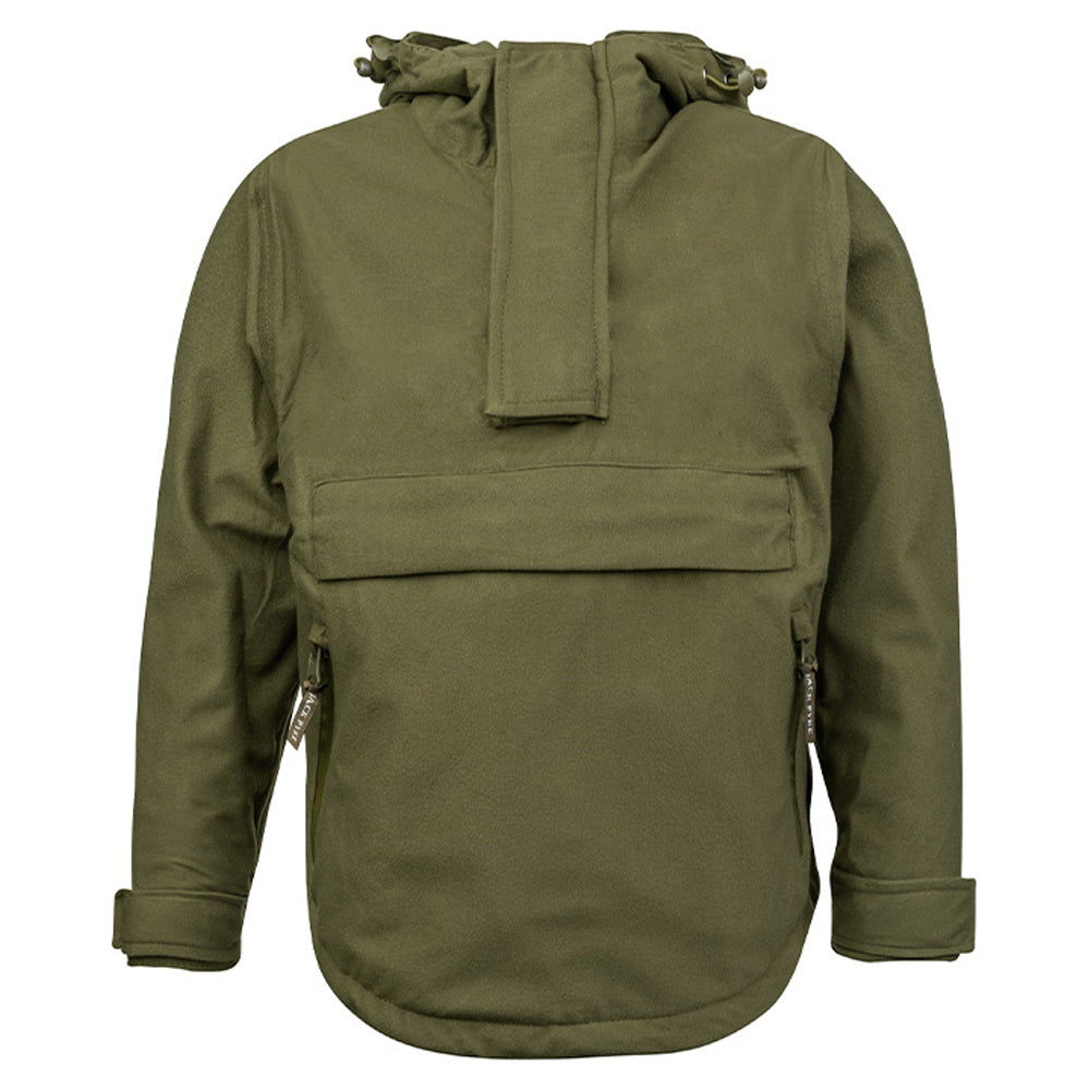 Green - Pack Shot - Jack Pyke Childrens-Kids Galbraith Pull Over Waterproof Jacket