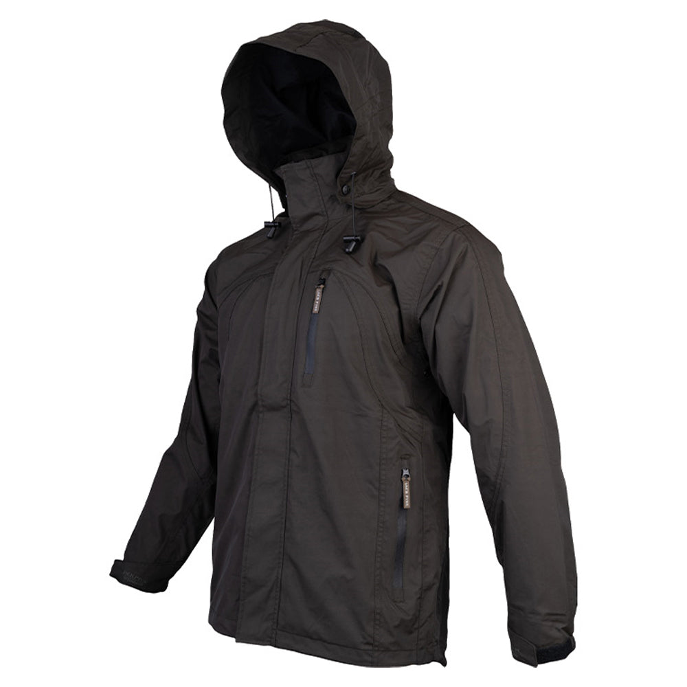 Black - Side - Jack Pyke Mens Technical Featherlite Waterproof Jacket