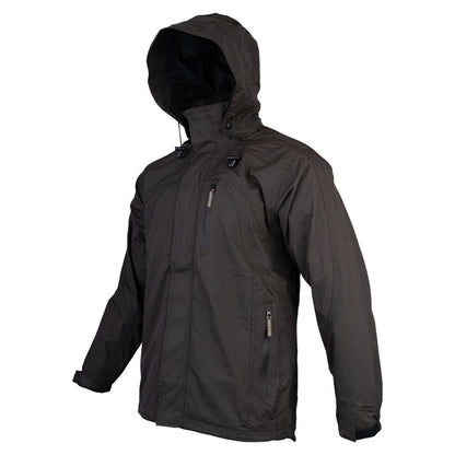 Black - Side - Jack Pyke Mens Technical Featherlite Waterproof Jacket