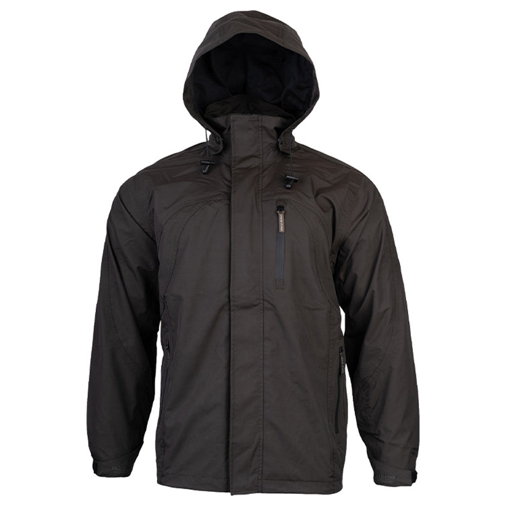 Black - Front - Jack Pyke Mens Technical Featherlite Waterproof Jacket