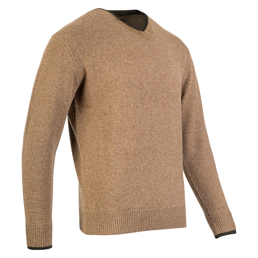 Barley - Lifestyle - Jack Pyke Mens Ashcombe Lambswool V Neck Pullover