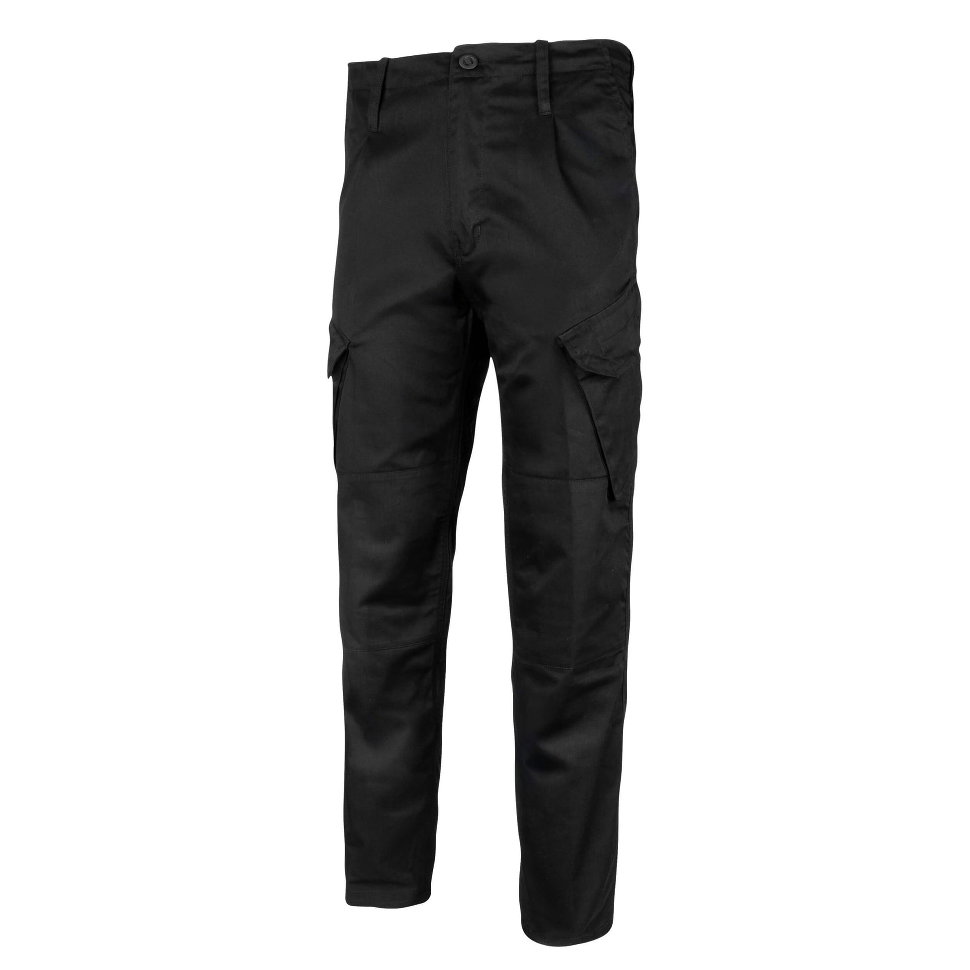 Black - Side - Viper Mens PCS 95 Camo Cargo Trousers