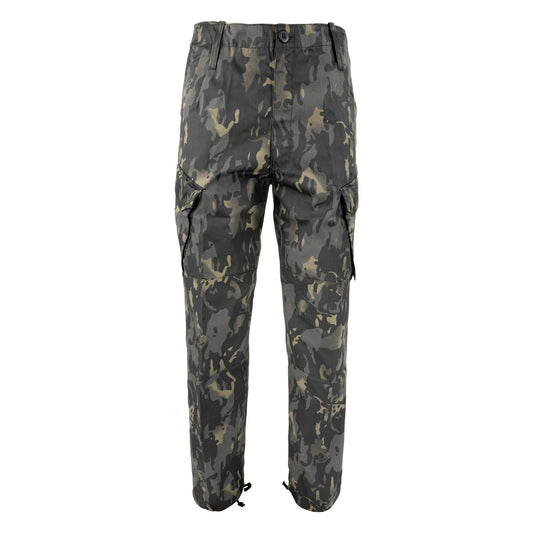 Black Camo - Front - Viper Mens PCS 95 Camo Cargo Trousers