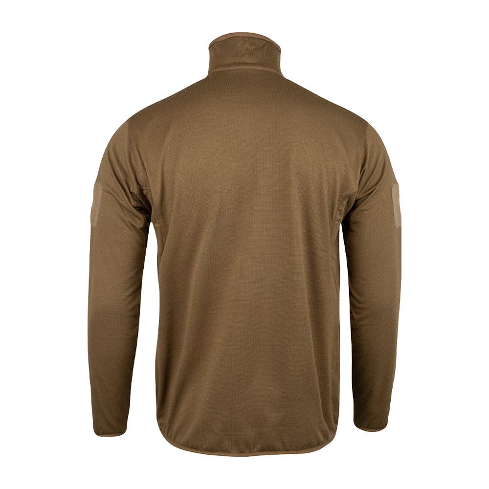Coyote - Back - Viper Mens Technical Fleece Top