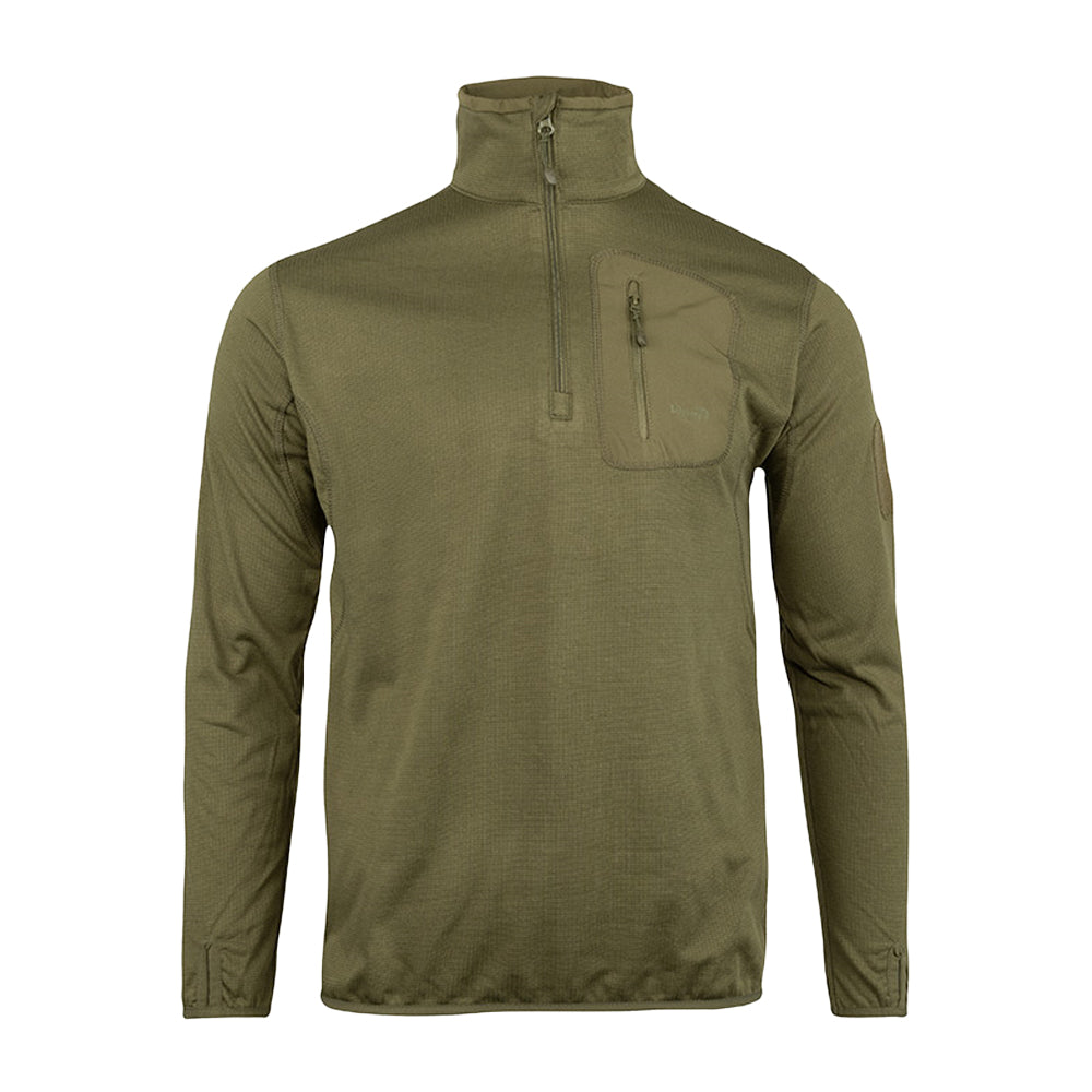 Green - Front - Viper Mens Technical Fleece Top