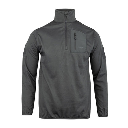 Titanium - Front - Viper Mens Technical Fleece Top