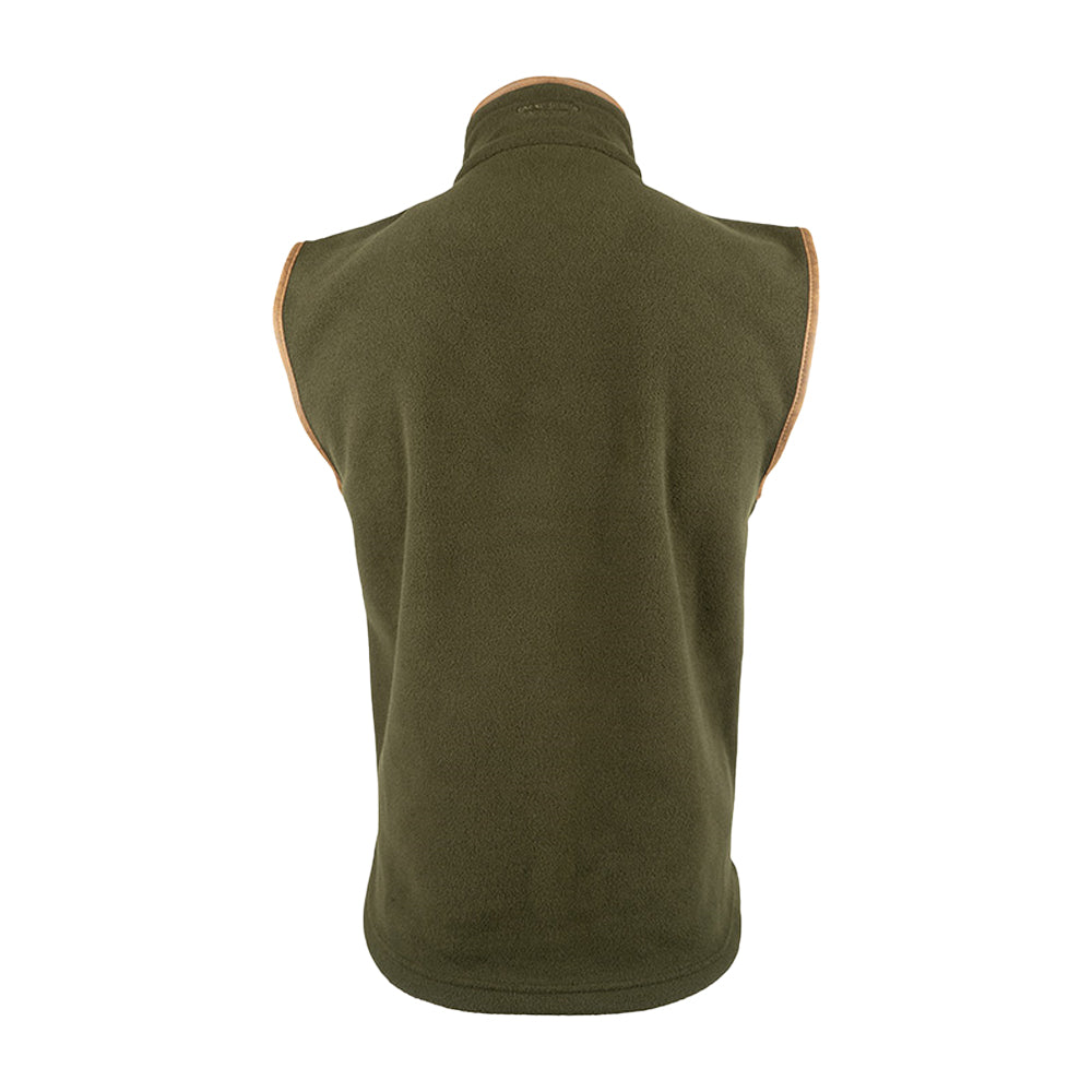 Dark Olive - Back - Jack Pyke Mens Countryman Pheasant Fleece Gilet
