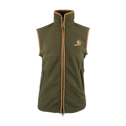 Dark Olive - Front - Jack Pyke Mens Countryman Pheasant Fleece Gilet