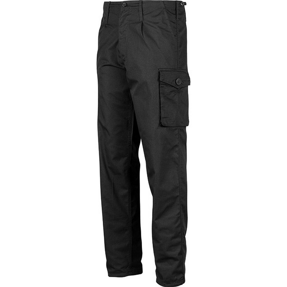 Black - Lifestyle - Mil-Com Mens Mod Police Trousers