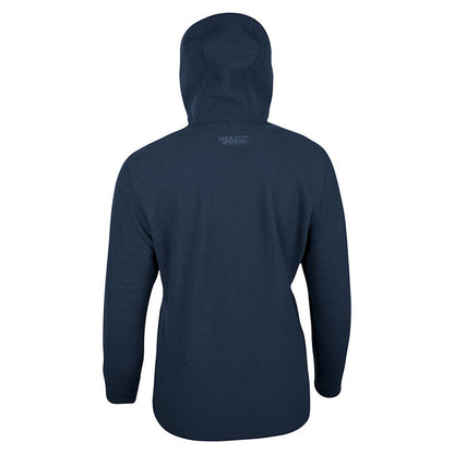 Navy - Back - Jack Pyke Womens-Ladies Fleece Hoodie