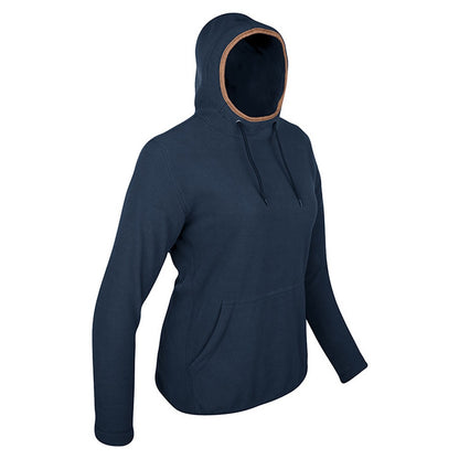 Navy - Side - Jack Pyke Womens-Ladies Fleece Hoodie
