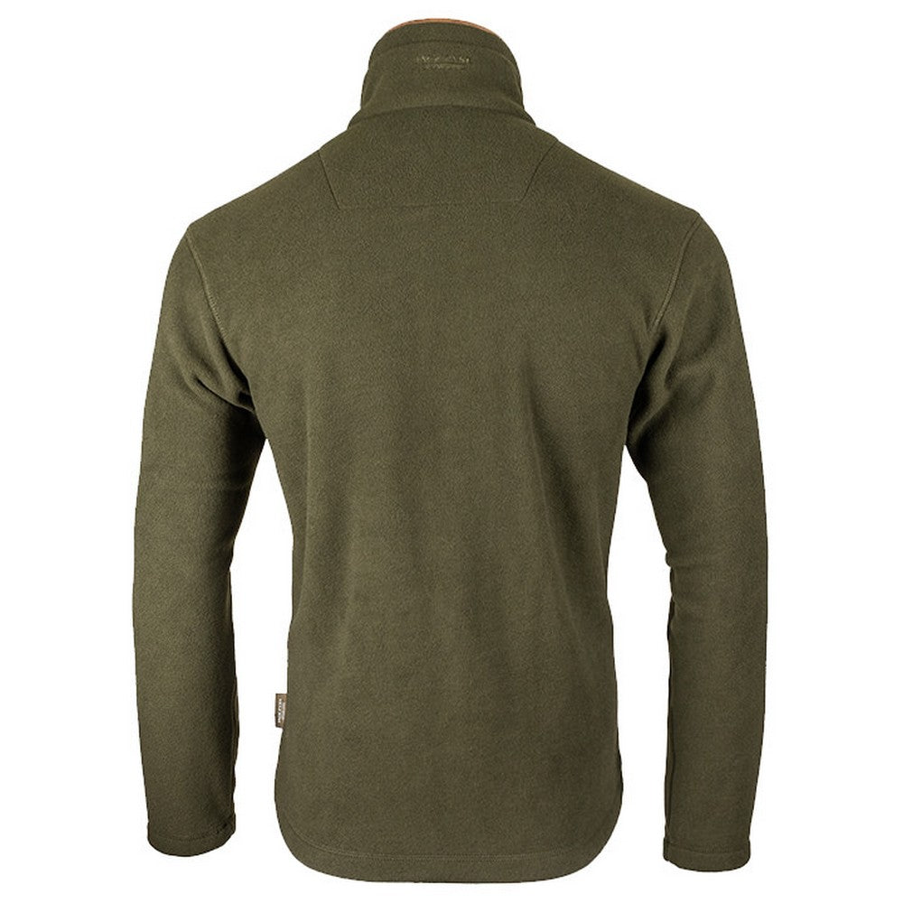 Dark Olive - Back - Jack Pyke Mens Countryman Fleece Top