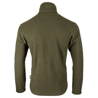 Dark Olive - Back - Jack Pyke Mens Countryman Fleece Top