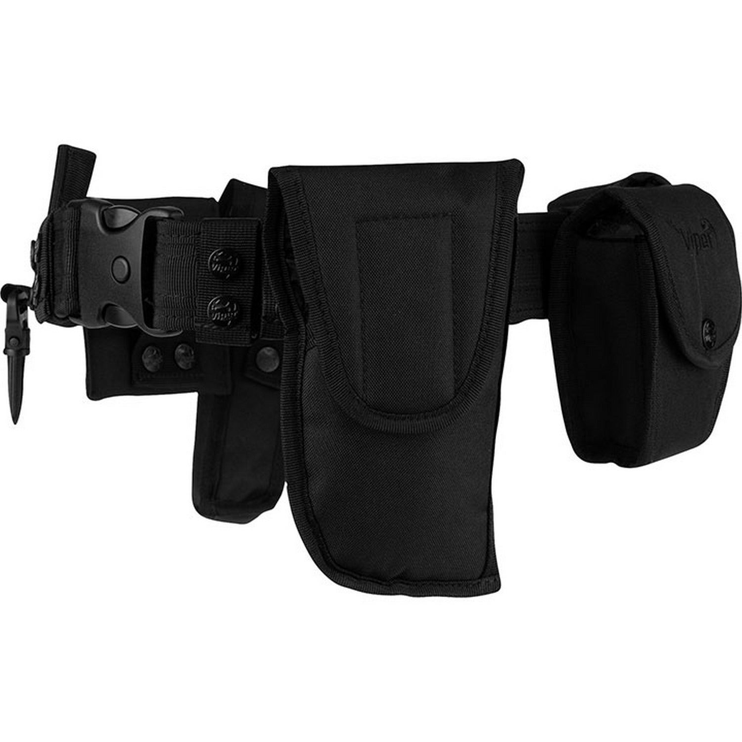 Black - Back - Viper Mens Tactical Security Belt