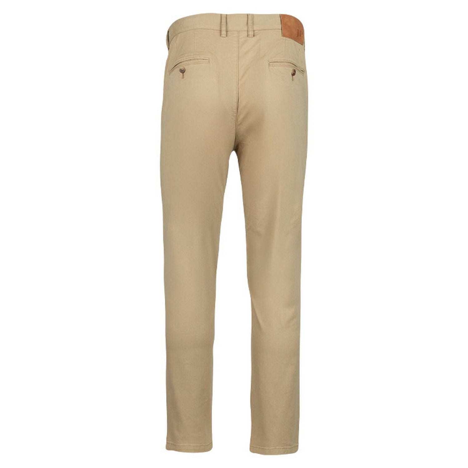 Beige - Back - Jack Pyke Mens Chino Plain Trousers