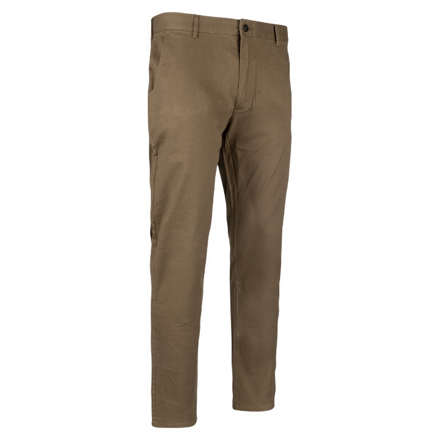 Mocha Brown - Side - Jack Pyke Mens Chino Plain Trousers