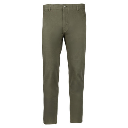 Khaki Green - Front - Jack Pyke Mens Chino Plain Trousers