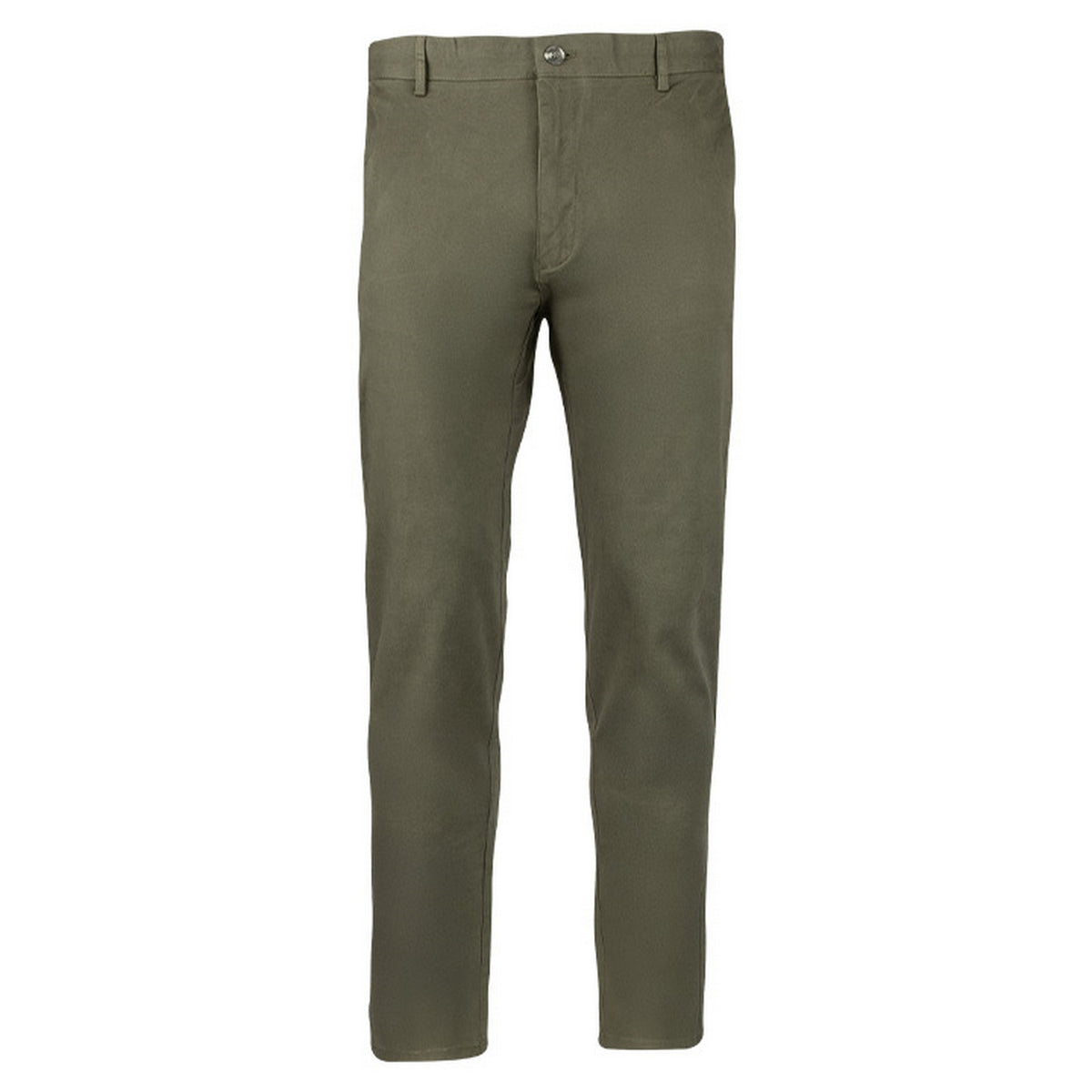 Khaki Green - Front - Jack Pyke Mens Chino Plain Trousers
