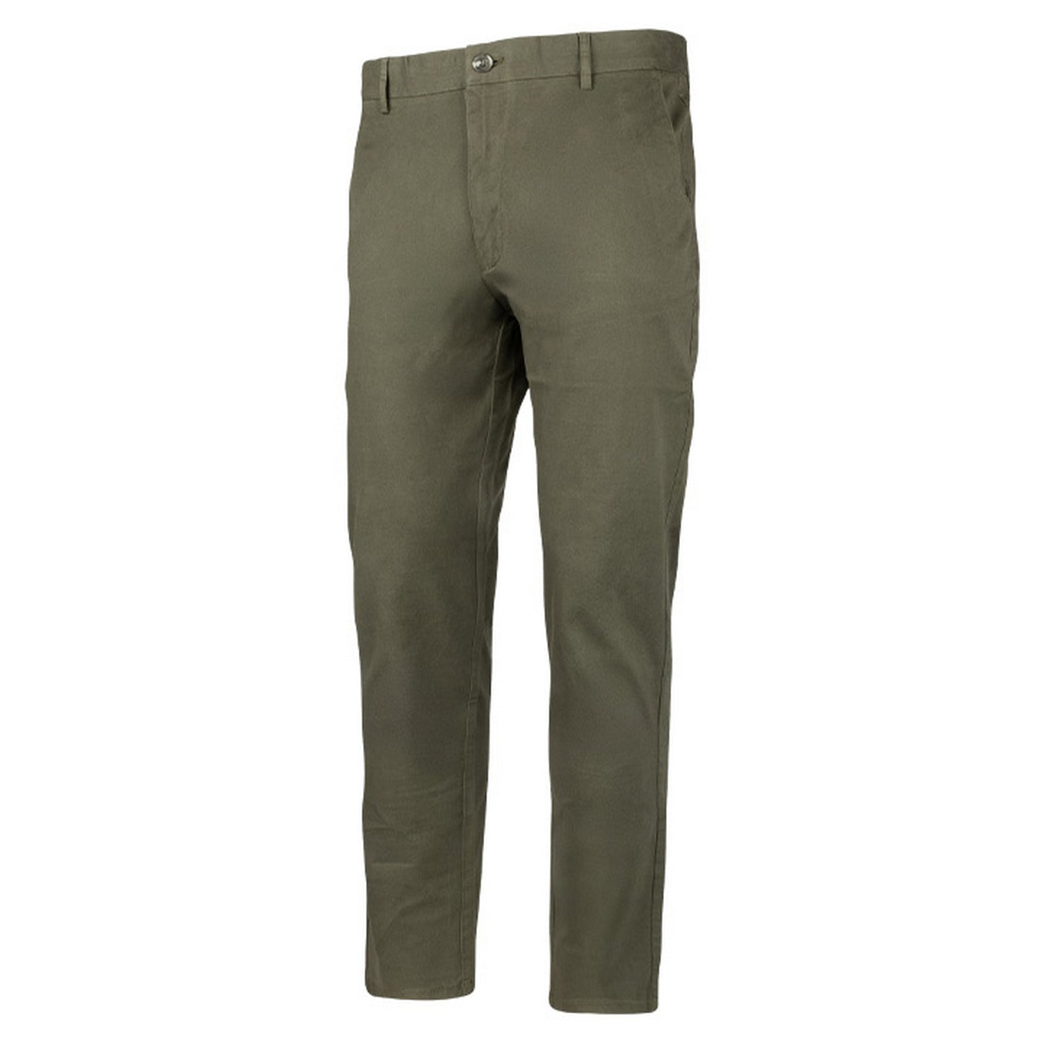 Khaki Green - Lifestyle - Jack Pyke Mens Chino Plain Trousers