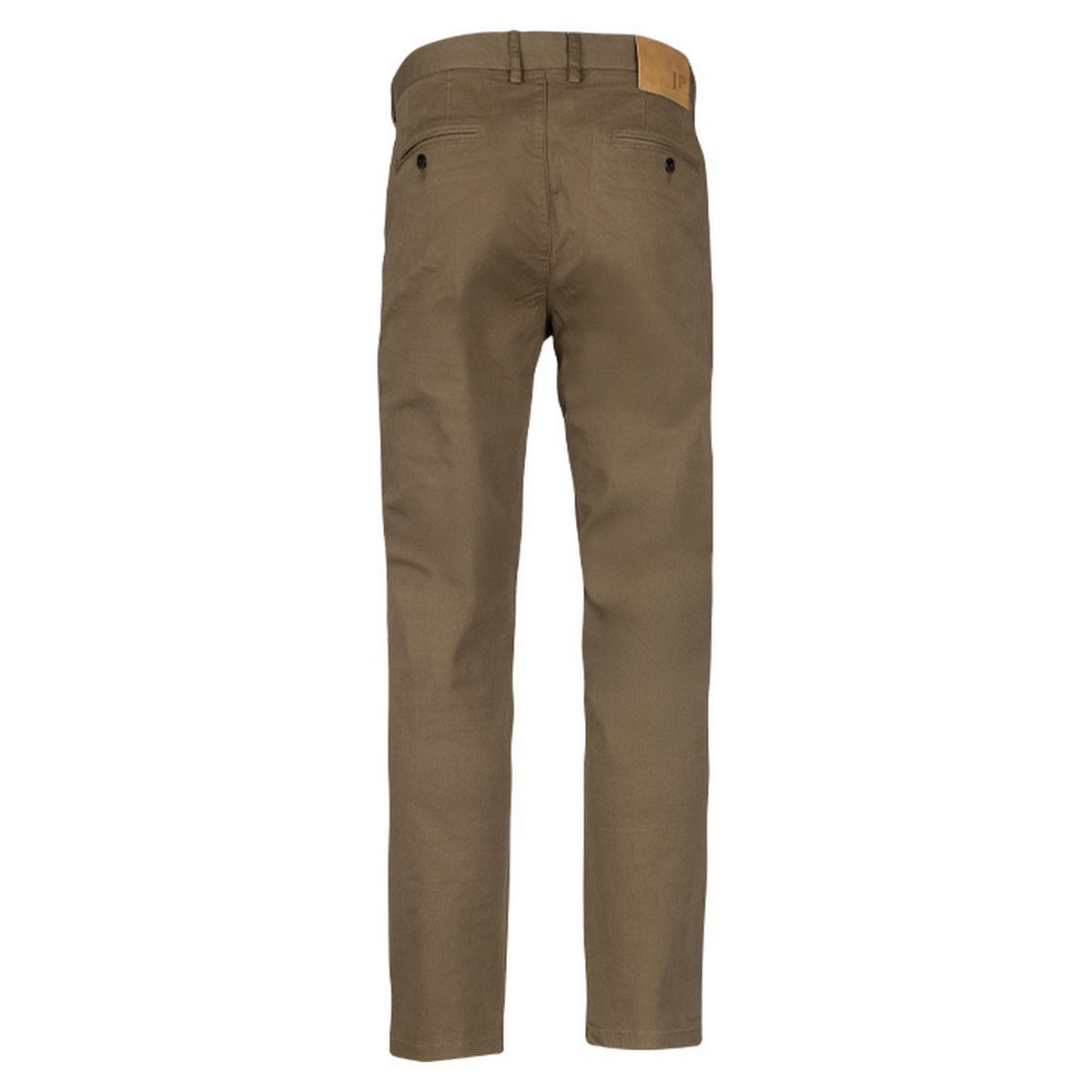 Mocha Brown - Back - Jack Pyke Mens Chino Plain Trousers