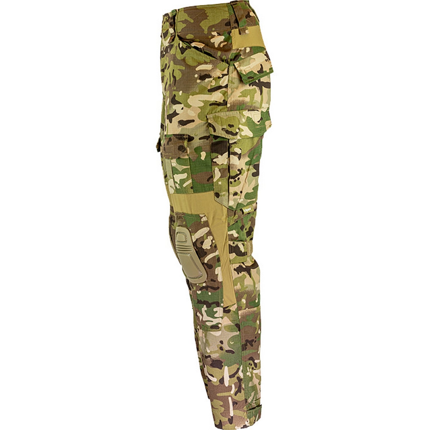 Green - Side - Viper Mens Elite Gen2 Camo Cargo Trousers