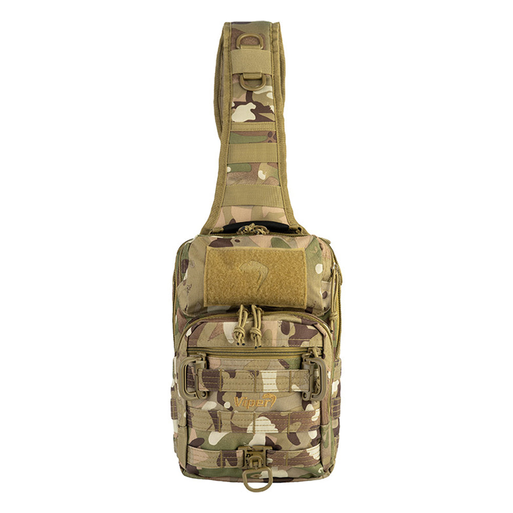 Beige-Green - Front - Viper Camo Cordura 10L Shoulder Bag
