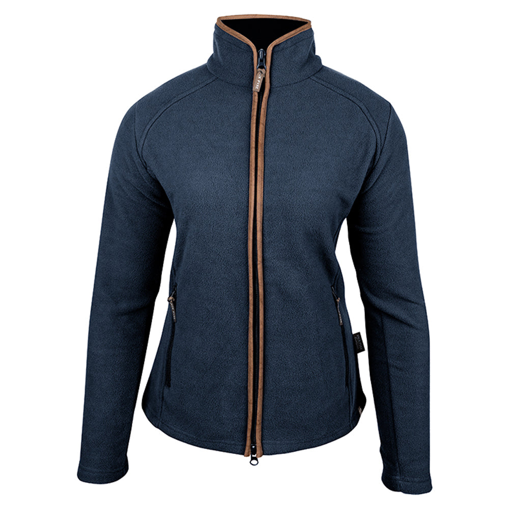 Navy - Front - Jack Pyke Womens-Ladies Fleece Jacket