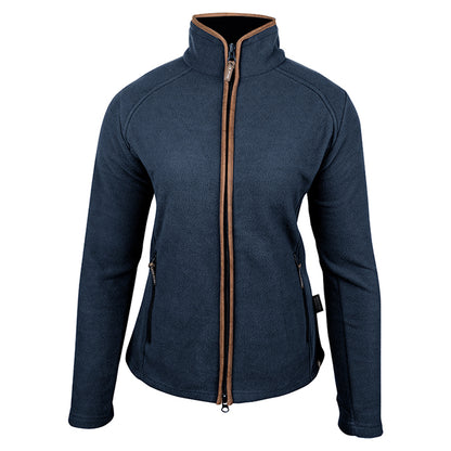 Navy - Front - Jack Pyke Womens-Ladies Fleece Jacket
