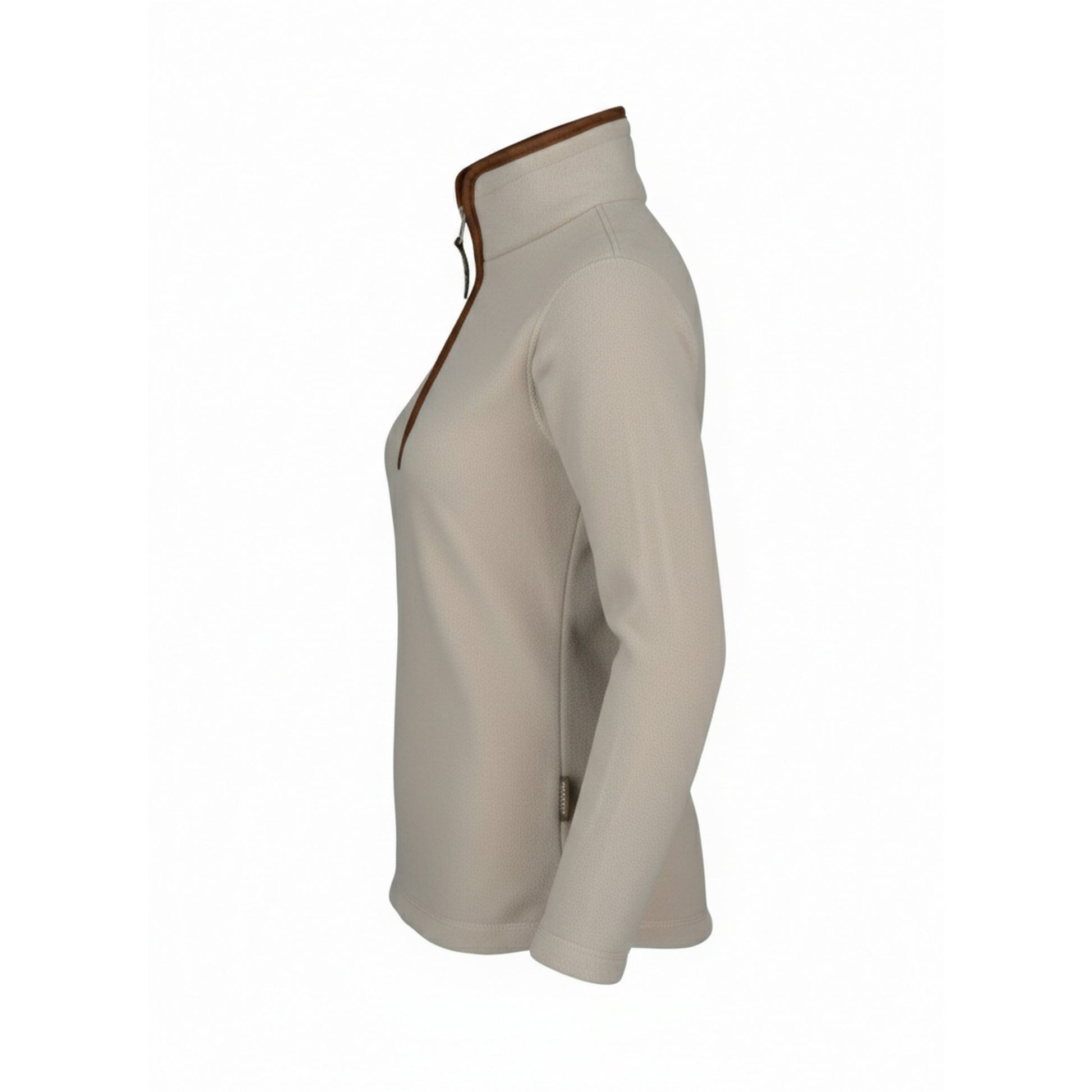 Mushroom - Side - Jack Pyke Womens-Ladies Fleece Pullover