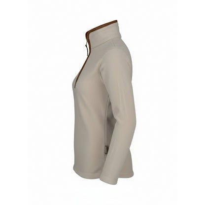 Mushroom - Side - Jack Pyke Womens-Ladies Fleece Pullover