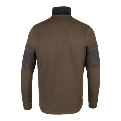 Green - Back - Jack Pyke Mens Contrast Panel Half Zip Sweatshirt