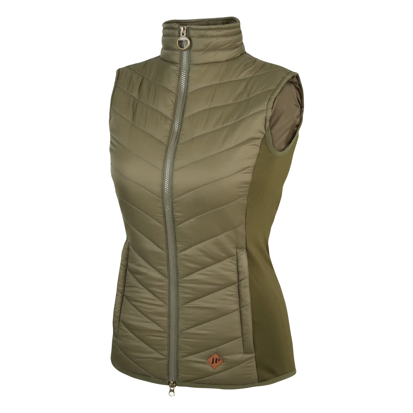 Green - Side - Jack Pyke Womens-Ladies Shires Gilet