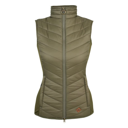 Green - Front - Jack Pyke Womens-Ladies Shires Gilet