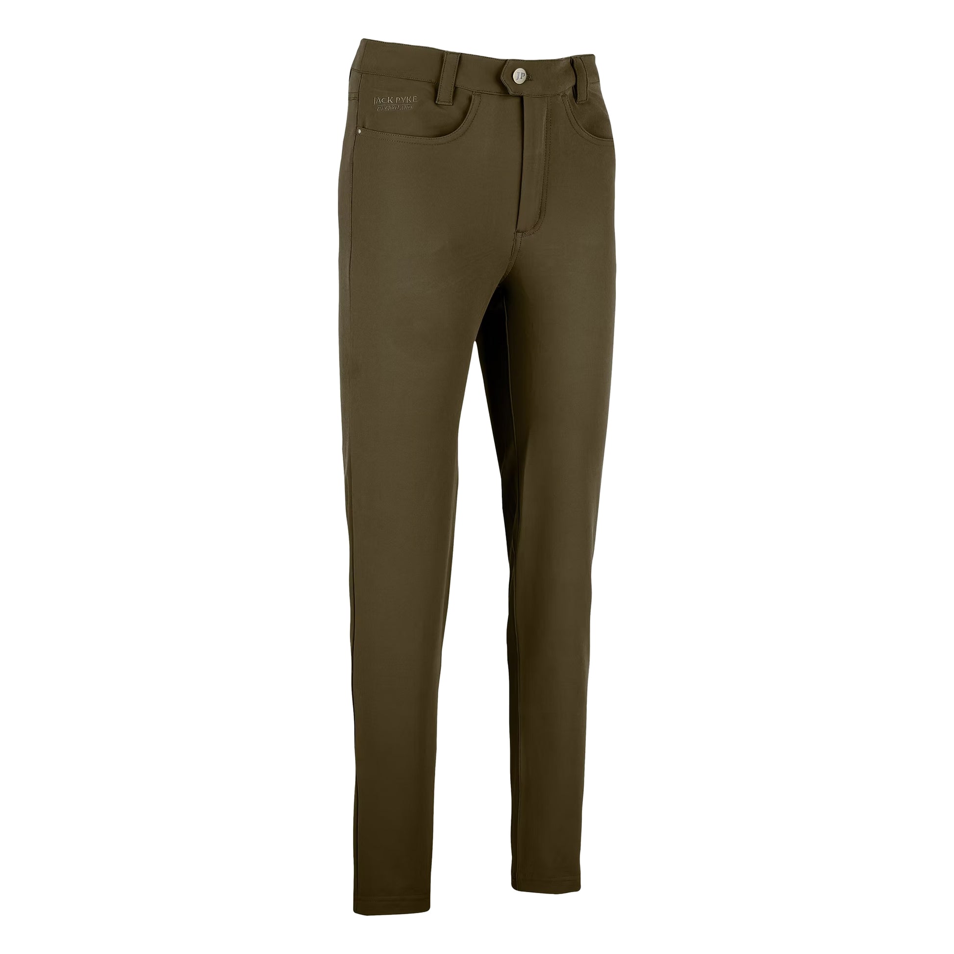 Brown - Lifestyle - Jack Pyke Womens-Ladies Stretch Trousers
