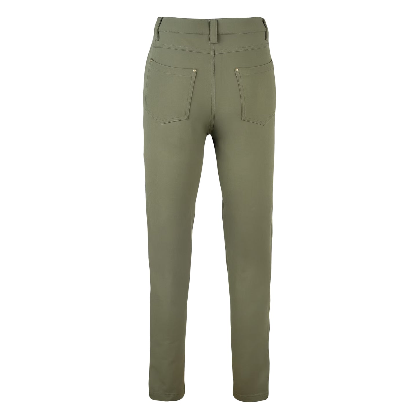 Olive - Back - Jack Pyke Womens-Ladies Stretch Trousers