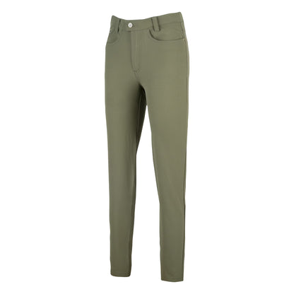 Olive - Side - Jack Pyke Womens-Ladies Stretch Trousers