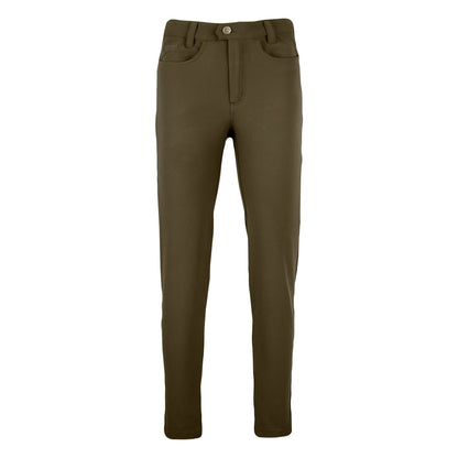 Brown - Front - Jack Pyke Womens-Ladies Stretch Trousers