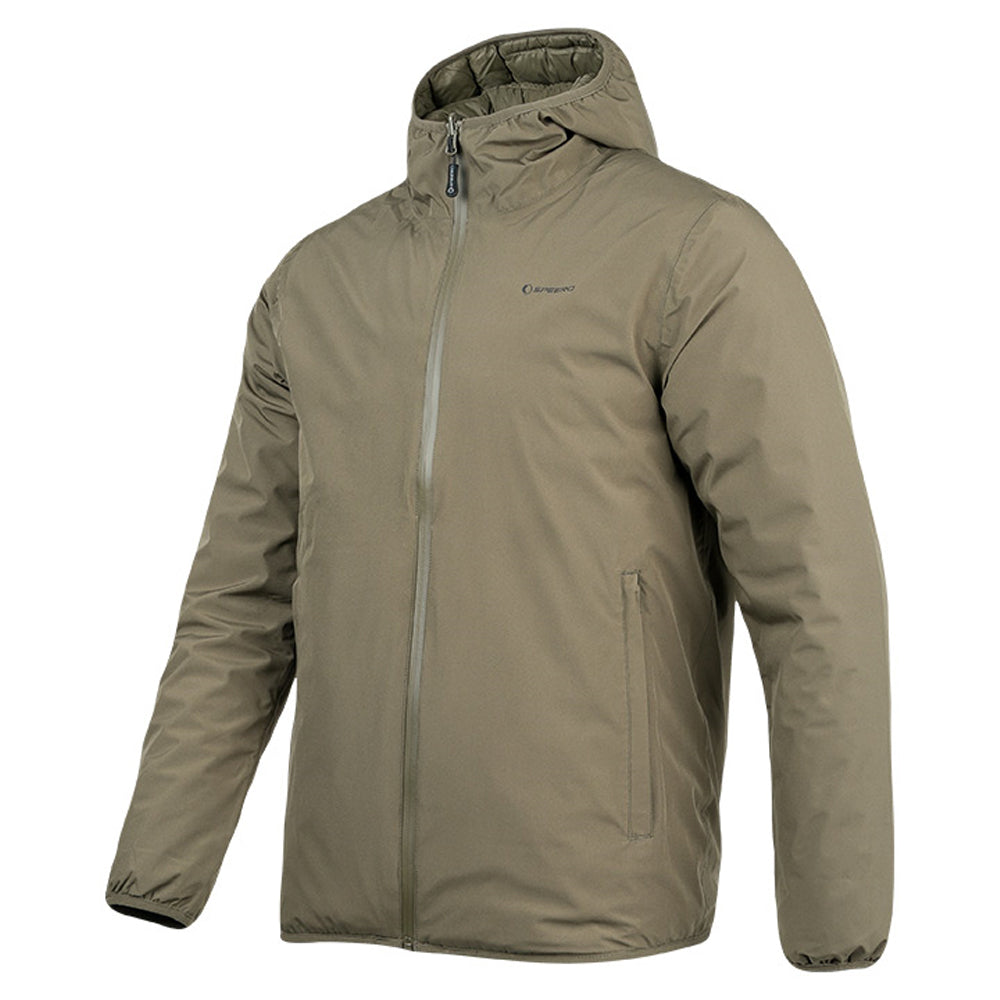 Green - Side - Speero Mens Reversible Waterproof Jacket