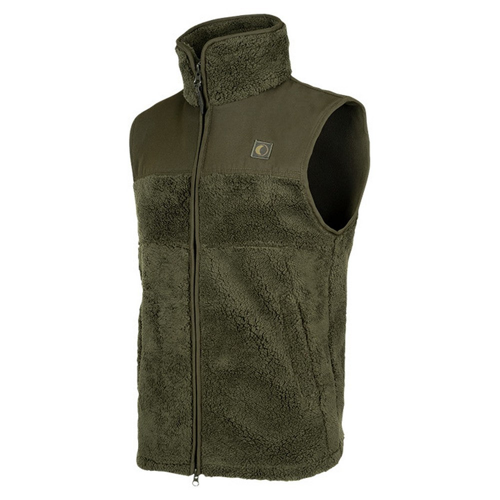 Olive - Lifestyle - Speero Mens Sherpa Fleece Gilet
