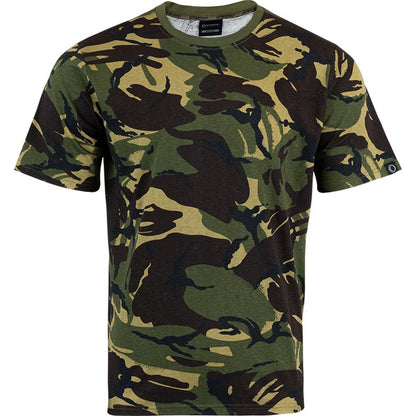 Camo Green - Front - Speero Mens Camo Cotton T-Shirt