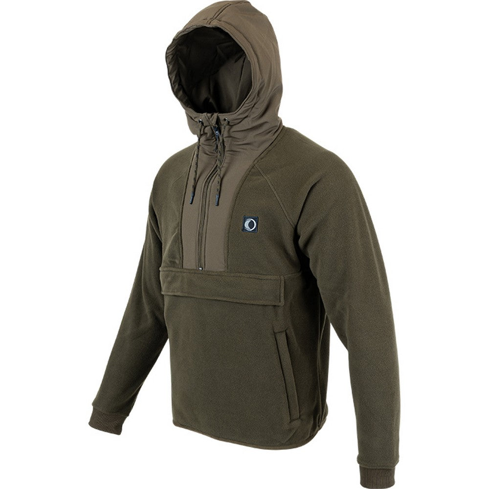 Green - Side - Speero Mens Hybrid Hoodie