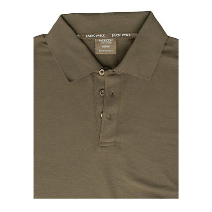 Green - Side - Jack Pyke Mens Shires Polo Shirt